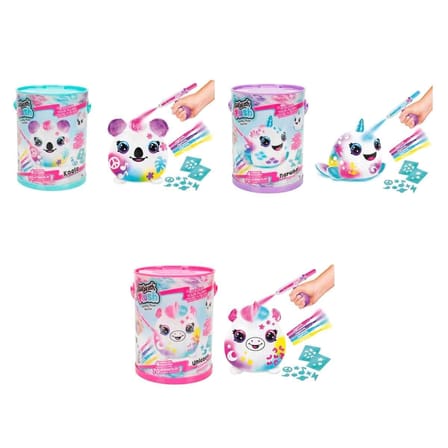 28779 SUN-CNL-HOBİ SET AIRBRUSH PLUSH SQUISH PLUSH BUCKET