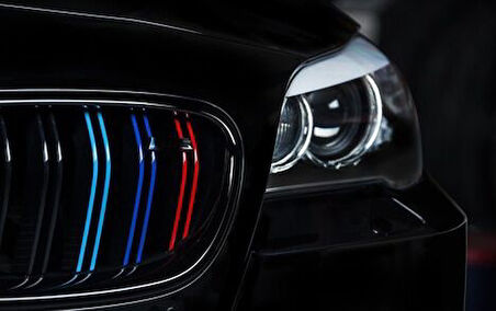 Bmw 5 Serisi F10 2011-2018 İçin Uyumlu M5 Görünüm Böbrek (Çift Çizgi)