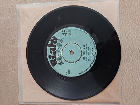 Çolpan - Meçhul Aşk / Yaşadıkça Gülelim - Nadir 45 Lik Plak