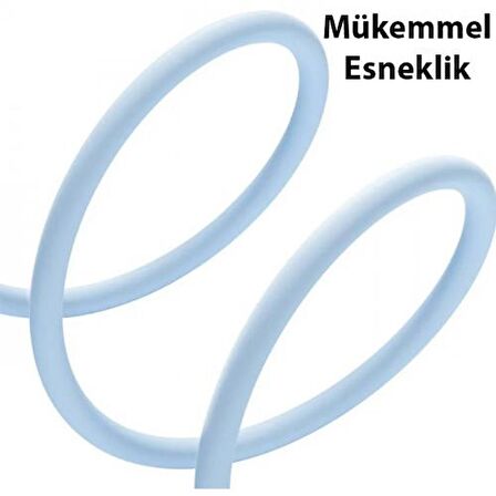 Baseus Esnek Super Şarj 1.2Mt 20W İphone Şarj Kablosu İphone 11 12 13 14 Pro Max Şarj Kablosu 480Mbps