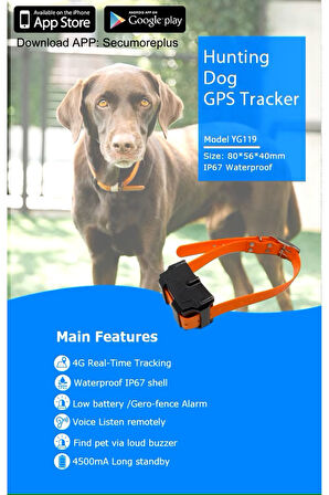 Tkstar 4G Yeni Köpek Kedi Pet Evcil Hayvan Gps Takip Sistemi İzleme Bulma Cihazı Av Köpeği Takip