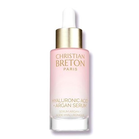 Christian Breton Hyaluronik Asit + Argan Tüm Cilt Tipleri İçin Su Bazlı Yağsız Nemlendirici Yüz Bakım Serumu 30 ml