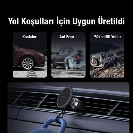 Baseus Air Vent Magnetic Mıknatıslı Havalandırma Araç İçi Telefon Tutucu 360° Dönebilen  Telefon Tutucu