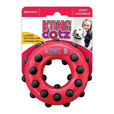 Kong Köpek Oyuncak, Dotz Halka, S 9,5cm