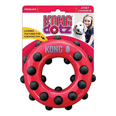 KONG Dotz Circle Halka Şeklinde Köpek Oyuncağı Large
