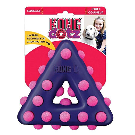 KONG Dotz Triangle Üçgen Şeklinde Köpek Oyuncağı L