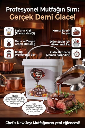 Demi Glace Sauce 1000 gr Sos Tozu