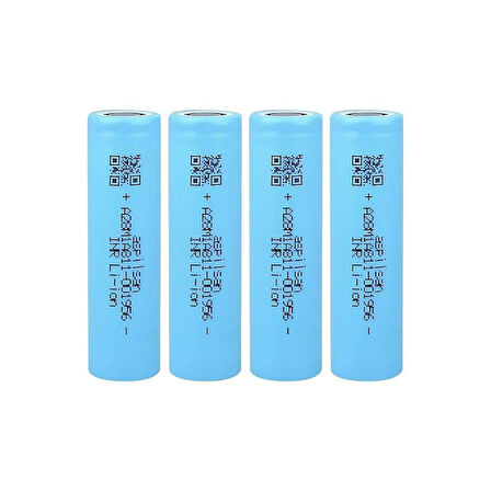 Aspilsan INR18650A28 - 3.7V 2800 mAh Li-ion Şarjlı Pil - 25A 4 Lü Paket