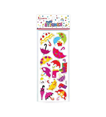 Ticon Puffy Sticker Şemsiye Tps-009/8