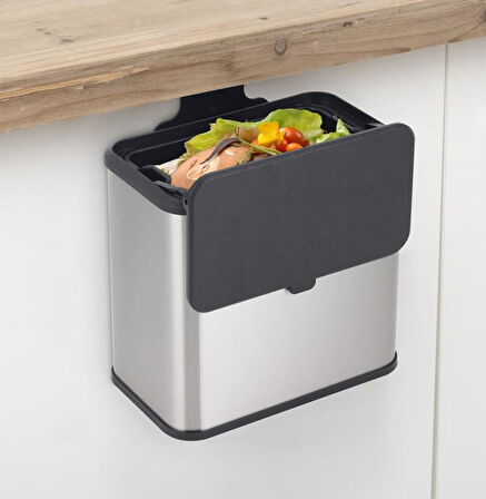 5five Simply Smart Dolap İçi Compact 5LT. Çöp Kovası Çelik