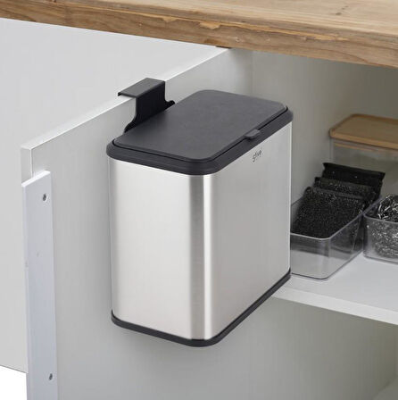 5five Simply Smart Dolap İçi Compact 5LT. Çöp Kovası Çelik