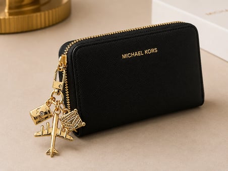 Hanori Accessory Uçak-Pasaport-Dünya Cüzdan - Çanta Charmı