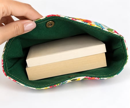 🌺 Viva Garden – El Yapımı Kitap Kılıfı, Tablet Kılıfı & E-Okuyucu Kılıfı
