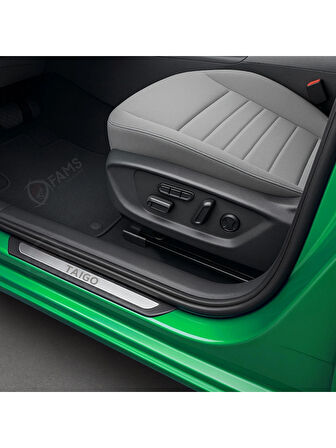 Volkswagen Taigo 2022 Üzeri Uyumlu Krom Kapı Eşiği 4 Parça Paslanmaz Çelik Abs Çerçeve