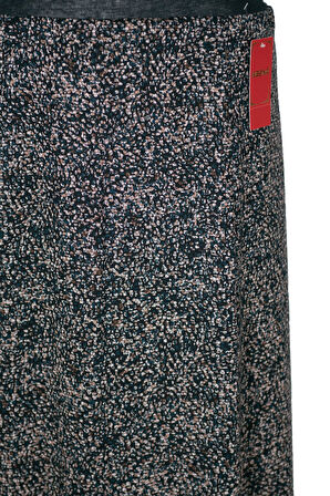 Hesna Kadın Ayşen Kışlık 8 Parça Astarsız Lastikli Petrol Etek D32