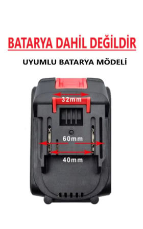 Profesyonel Şarjlı Matkap ve Vidalama Makinesi - Solo (Bataryasız) - Sadece Gövde