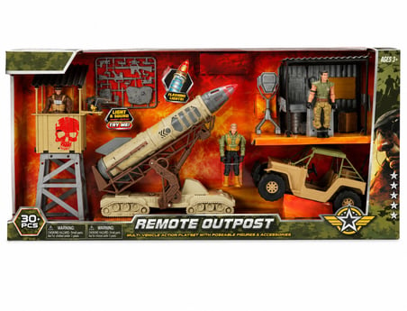 Sesli ve Işıklı The Corps Remote Outpost Oyun Seti