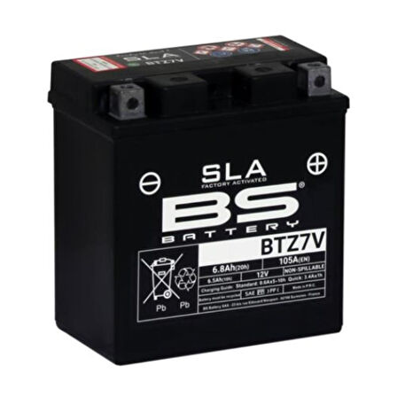 BS Battery Motosiklet Aküsü BTZ7V (SLA)