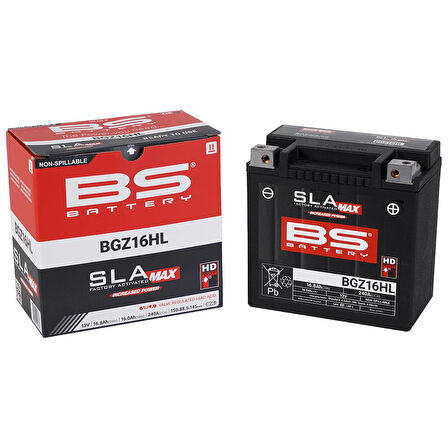 BS Battery BGZ16HL SLA MAX Motosiklet Aküsü 300932