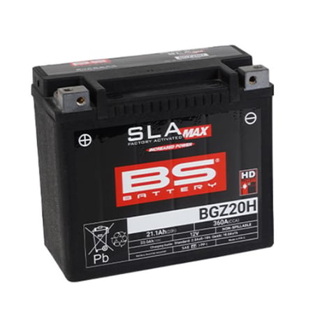 BS Battery BGZ20H SLA MAX (BTX20H) Motosiklet Aküsü 300938