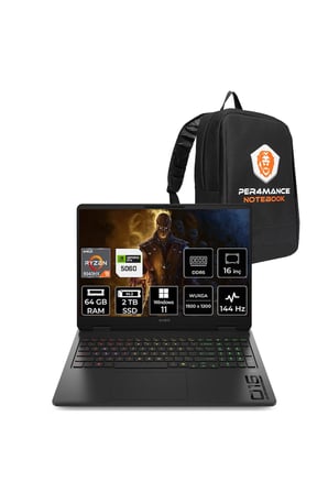 Omen 16 Ryzen 9 8940HX 64GB 2TB SSD RTX5060/8GB 16" WUXGA 144Hz W11P Gaming Laptop