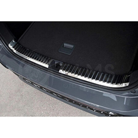 VW TAYRON Uyumlu  Arka Tampon Üstü Koruma 2024 Üzeri P.Çelik (Parlak)