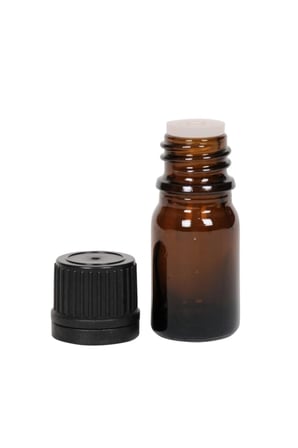 Spain 10 Adet 5 ml Medikal Kahverengi Kehribar(AMBER) Cam Şişe ( Içten Damlalıklı 5 Cc )