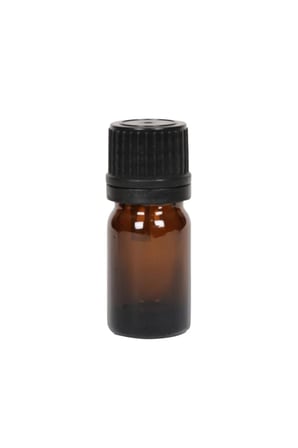 Spain 10 Adet 5 ml Medikal Kahverengi Kehribar(AMBER) Cam Şişe ( Içten Damlalıklı 5 Cc )