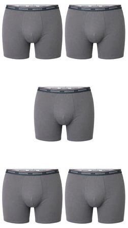 5 li Paket Erkek Büyük Beden Rahat Kalıp Redzone Likralı Bambu Boxer