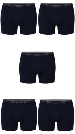 5 li Paket Erkek Büyük Beden Rahat Kalıp Redzone Likralı Bambu Boxer