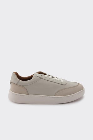 Hakiki Deri Bağcıklı Erkek Sneaker