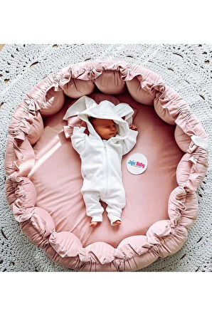 Pudra Açılır Kapanır Oyun Minderi Jaju-babynest Bebek Yatağı