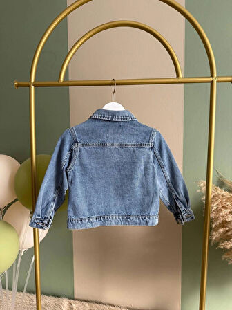 UNİSEX MODEL KIZ ÇOCUK - ERKEK ÇOCUK KOT CEKET 