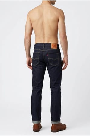 501® %100 coton klasik Erkek Jean Pantolon- 0008-- Lacivert0008 / 36/32