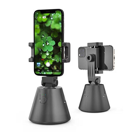 Akıllı Selfie Video Takip 360° Hareket Algılayıcı Yüz Takip Sistemli Bluetoothlu Telefon Tutucu
