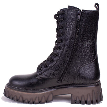 Hammer Jack 10224640 Sherly Siyah Ortopedik Günlük Deri Kadın Bot