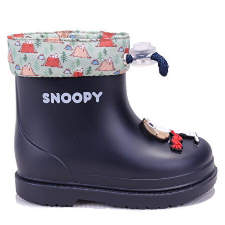 İgor W10277 Bimbi Snoopy Lacivert Ortopedik Erkek Çocuk Yağmur Çizme