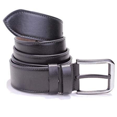 Dagoster DMK26-460 Siyah 4.5 cm Suni Deri Erkek Kemer