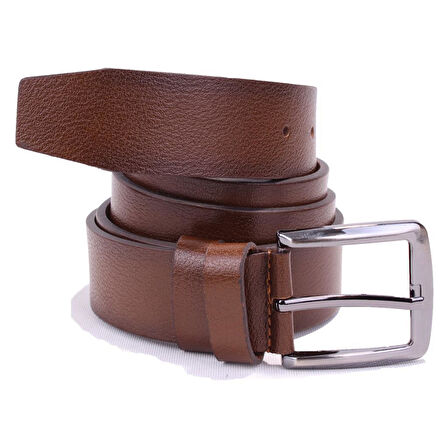 Dagoster DMK26-463DG Açık Kahve 4.5 cm Hakiki Deri Erkek Kemer