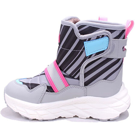 Vicco Karoo 943F24K468 Gri Ortopedik Günlük  Kız Çocuk Spor Bot