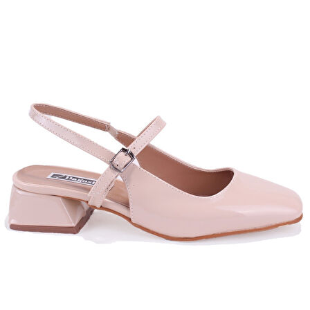 Dagoster DZA07-81500 Ten Rugan Klasik Topuklu Kadın Ayakkabı