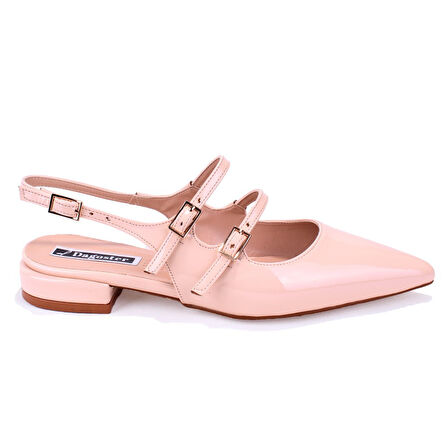 Dagoster DZA07-72561 Ten Rugan Topuklu Klasik Kadın Ayakkabı