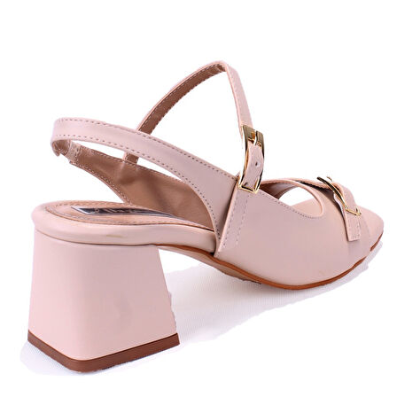 Dagoster DZA07-928210 Ten Klasik Topuklu Kadın Ayakkabı