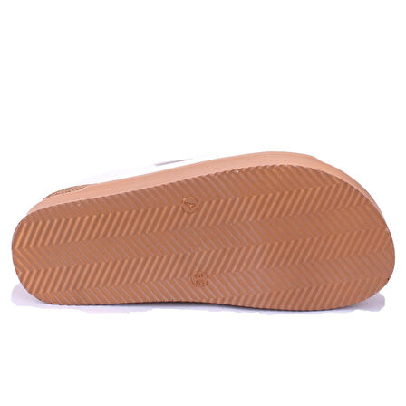 Dagoster DZA07-89023 Beyaz Ortopedik Günlük Spor Kadın Terlik