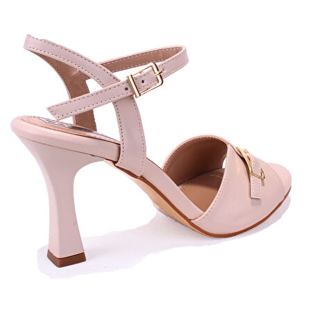 Dagoster DZA07-928420 Ten Klasik Topuklu Kadın Ayakkabı