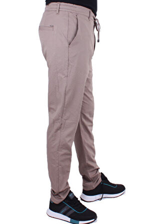 Twister Crespo 794 Vizon Normal Bel Dar Paça Erkek Kanvas Pantolon