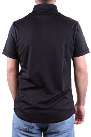 Twister 1853 Siyah Kısa Kol Günlük Pamuklu Erkek Gömlek