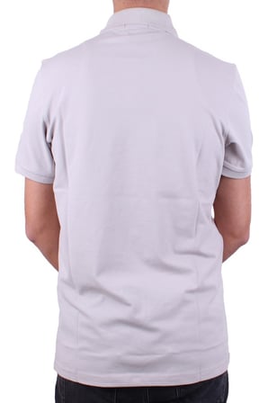 Dagoster DMG23-231319 Gri Günlük Yarım Patlı Pike Polo Yaka Erkek Tişört