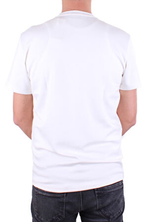 Dagoster DMG23-211676 Ekru Günlük Bisiklet Yaka Erkek Tişört