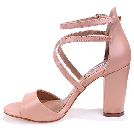 Dagoster DZA07-928400 Nut Klasik Topuklu Kadın Ayakkabı